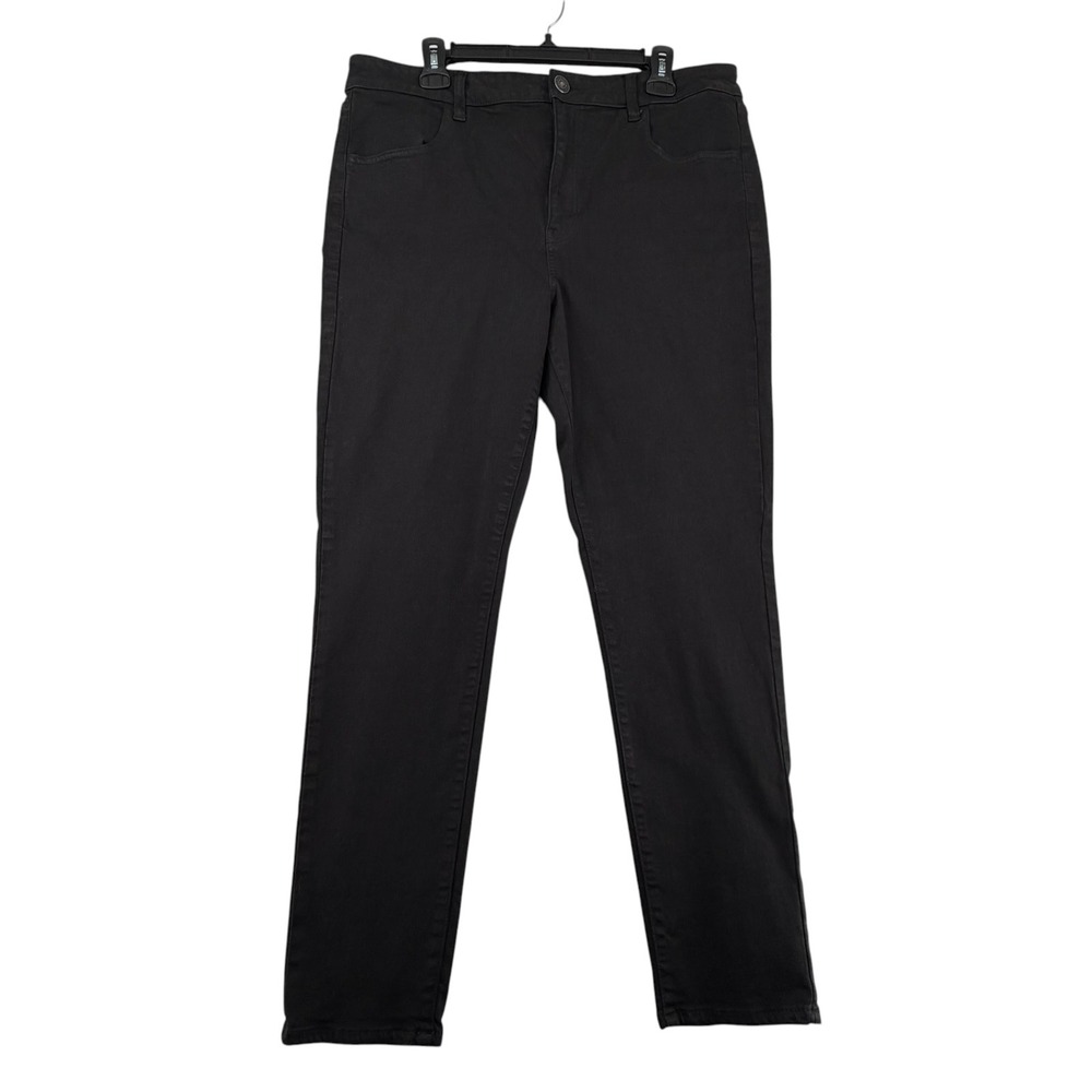 American Eagle Super Stretch Hi-Rise Jegging Women Plus 18 Black Denim Casual